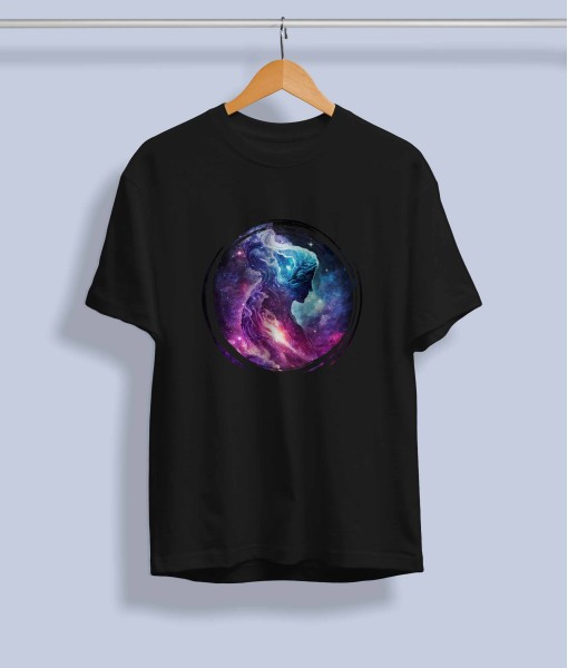 Мъжка тениска с илюстрация Зодия Дева - TShirtArtShop.com